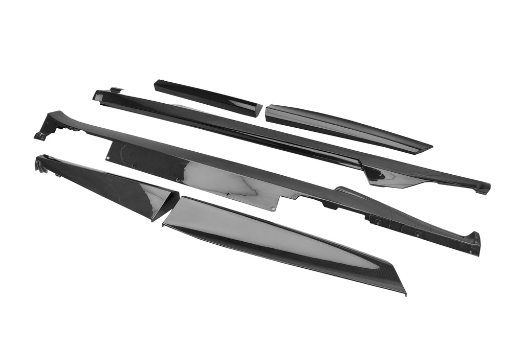 2023-2025 Ferrari Purosangue FUV Type F175 OEM Style Dry Carbon Fiber Side skirts