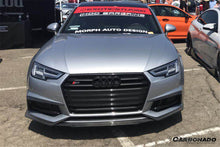 Load image into Gallery viewer, 2017-2018 AUDI B9 A4 Sport  S4 MD Style Carbon Fiber front bumper air vents trim