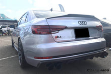 Load image into Gallery viewer, 2017-2018 AUDI B9 A4 Sport &amp; S4 MD Style Carbon Fiber Rear Lip Diffuser - Carbonado