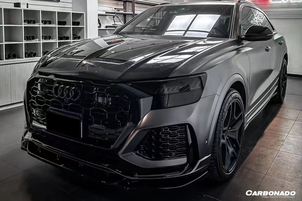 2019-2023 Audi Q8  SQ8  RSQ8 AD Style Dry Carbon Fiber Hood