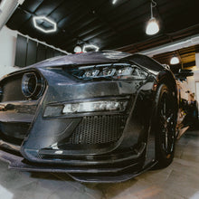 Load image into Gallery viewer, PRE-ORDER 2018-2023 Ford Mustang GT500/Mach1 Combo Double Sided Full Carbon Fiber Track Package Front Bumper Conversion