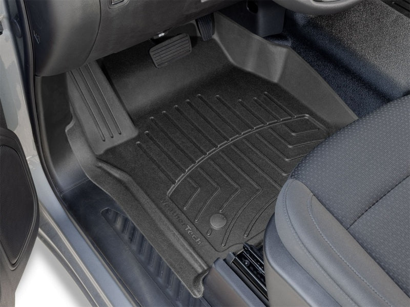 WeatherTech 19-26 Chevrolet Silverado 1st Row Front FloorLiner HP for Vinyl Floors - Black