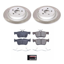 Load image into Gallery viewer, Power Stop 17-20 Lincoln MKZ Rear Semi-Coated Rotor Kit