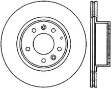Load image into Gallery viewer, StopTech 93-95 Mazda RX-7 Cryo Slotted Front Left Sport Brake Rotor