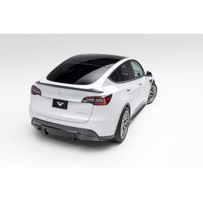 Vorsteiner Add-On Aero Bumper Flares Carbon Fiber PP 2x2 Glossy Tesla Model Y 2020+