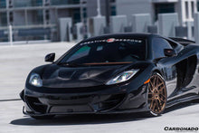 Load image into Gallery viewer, 2011-2017 McLaren 650S/MP4 12C BKSS Style Carbon Fiber Canards - Carbonado Aero