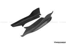 Load image into Gallery viewer, 2008-2013 BMW E82 E88 1M RZ Style Carbon FIber Rear Bumper Cap Spiliter - Carbonado Aero