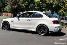 Load image into Gallery viewer, 2008-2013 BMW E82 E88 1M RZ Style Carbon FIber Rear Bumper Cap Spiliter - Carbonado Aero