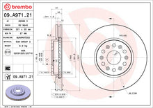 Load image into Gallery viewer, Brembo OE 18-22 Buick Enclave/19-22 Chevrolet Blazer/18-22 Traverse UV Coated Brake Disc - Front