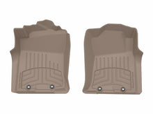 Load image into Gallery viewer, WeatherTech 12-15 Toyota Tacoma 1st Row Front FloorLiner HP - Tan