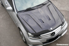 Load image into Gallery viewer, 2012-2014 Mercedes Benz W204 C Class BK Style hood - Carbonado