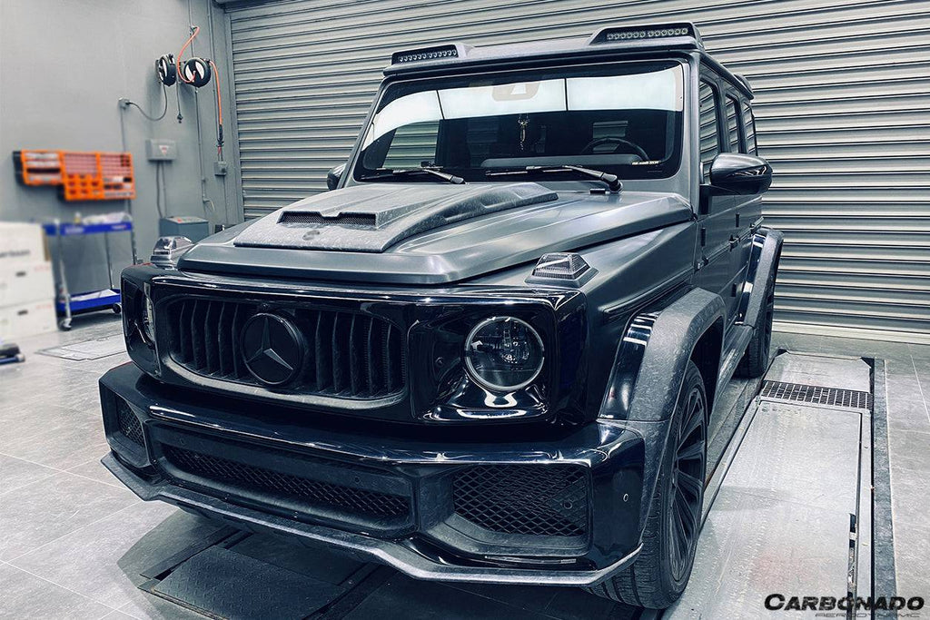 2019-2021 Mercedes Benz G-Class W464 G-Wagon BR Style Hood Scoope - Carbonado