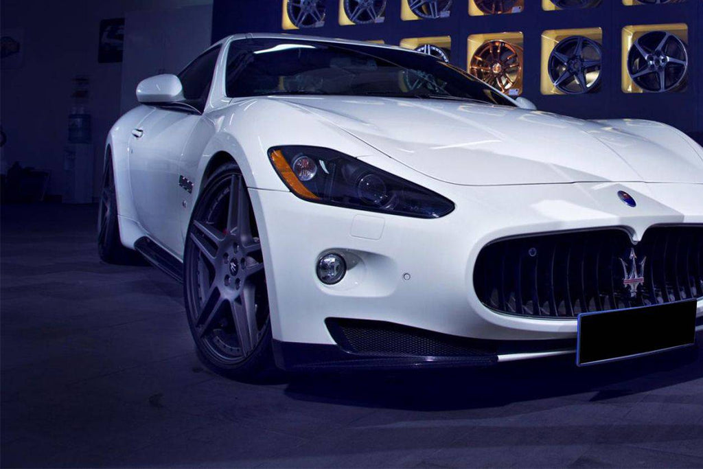 2007-2011 Maserati Gran Turismo & ran Turismo S Carbon Fiber Front Lip Splitter - Carbonado
