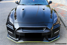 Load image into Gallery viewer, 2017-2022 Nissan GTR R35 EBA OEM Style Carbon Fiber Hood Scoops - Carbonado