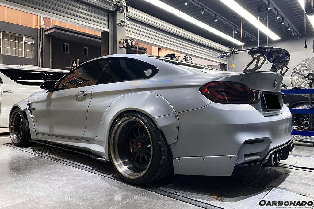 2014-2020 BMW M3 F80 M4 F82 VRS Style Carbon Fiber Trunk Spoiler - Carbonado Aero