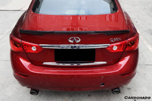 Load image into Gallery viewer, 2014-2017 Infiniti Q50 Sedan RW Style Carbon Fober Trunk Spoiler - Carbonado