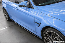 Load image into Gallery viewer, 2014-2020 BMW  M4 F82 F80 M3  MP Style Carbon Fiber Side Skirts Under Board - Carbonado Aero
