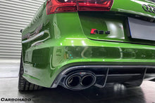 Load image into Gallery viewer, 2013-2018 Audi RS6 Avant MN Style Carbon Fiber Rear Cap Splliter - Carbonado Aero