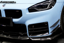 Load image into Gallery viewer, 2021-2024 BMW M2 G87 AD Style Dry Carbon Fiber Front Bumper Air Inlet Trim
