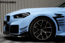 Load image into Gallery viewer, 2021-2024 BMW M2 G87 AD Style Dry Carbon Fiber Front Bumper Air Inlet Trim
