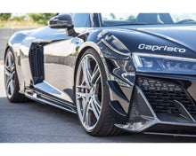 Load image into Gallery viewer, Capristo Gloss Carbon Fiber Front Fins Audi R8 V10 Gen2 Facelift 2020+