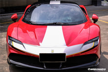 Load image into Gallery viewer, 2020-UP Ferrari SF90 Stradale OE Style Autoclave Carbon Fiber Front Bumper Middle Air Vents