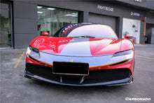 Load image into Gallery viewer, 2020-UP Ferrari SF90 Stradale OE Style Autoclave Carbon Fiber Front Bumper Middle Air Vents