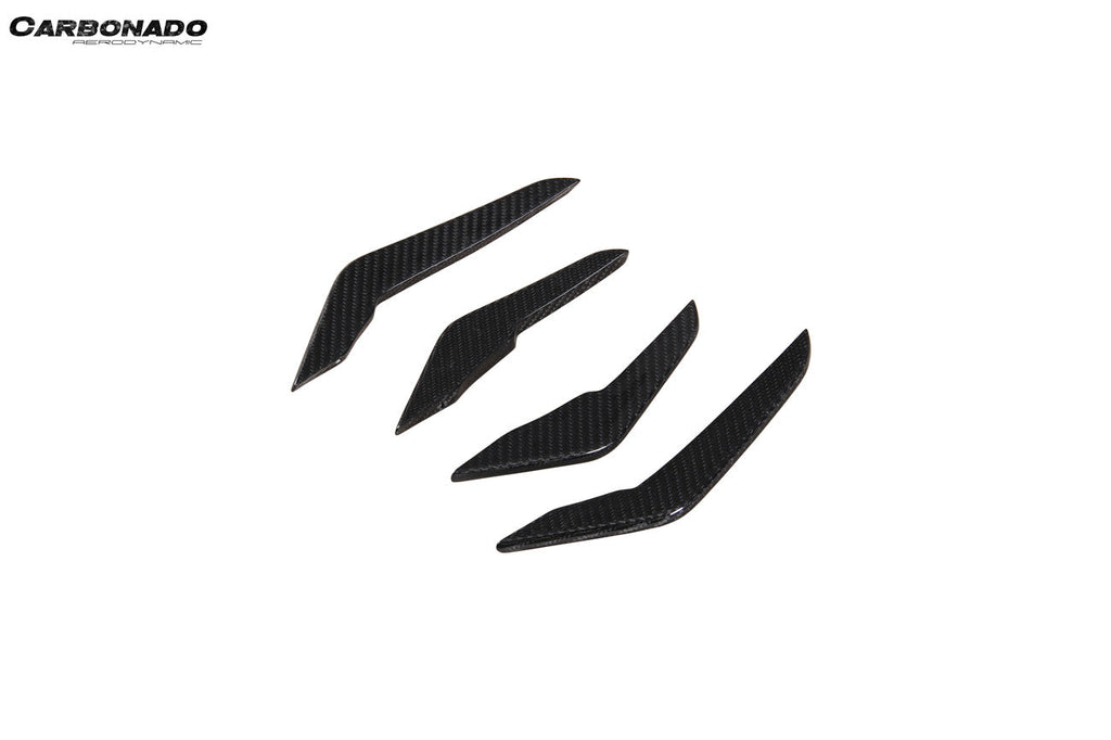 2021-2024 Audi RS3 8Y.0 Sedan And Sportback AD Style Dry Carbon Fiber Front Canards