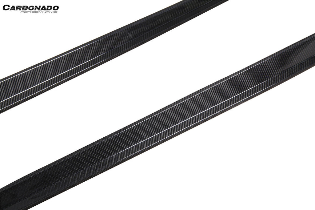 2021-2024 Audi RS3 8Y.0 Sportback AD Style Dry Carbon Fiber Side Skirts