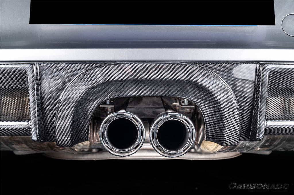 2017-2023 Porsche 718 Cayman    Boxster GT4 Style Dry Carbon Fiber Rear Diffuser Lip