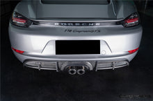 Load image into Gallery viewer, 2017-2023 Porsche 718 Cayman    Boxster GT4 Style Dry Carbon Fiber Rear Diffuser Lip