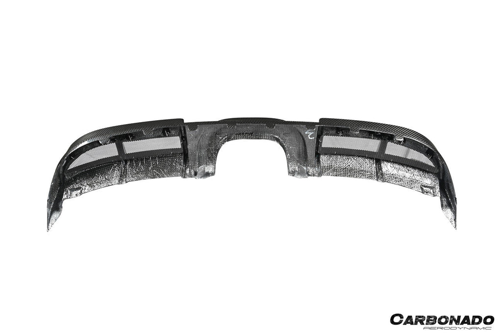 2017-2023 Porsche 718 Cayman    Boxster GT4 Style Dry Carbon Fiber Rear Diffuser Lip