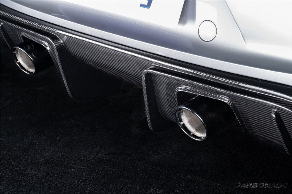 2017-2023 Porsche 718 Cayman    Boxster GT4 Style Dry Carbon Fiber Rear Diffuser Lip
