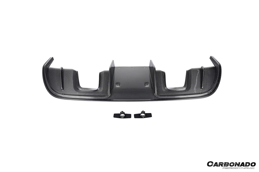 2017-2023 Porsche 718 Cayman    Boxster GT4 Style Dry Carbon Fiber Rear Diffuser Lip