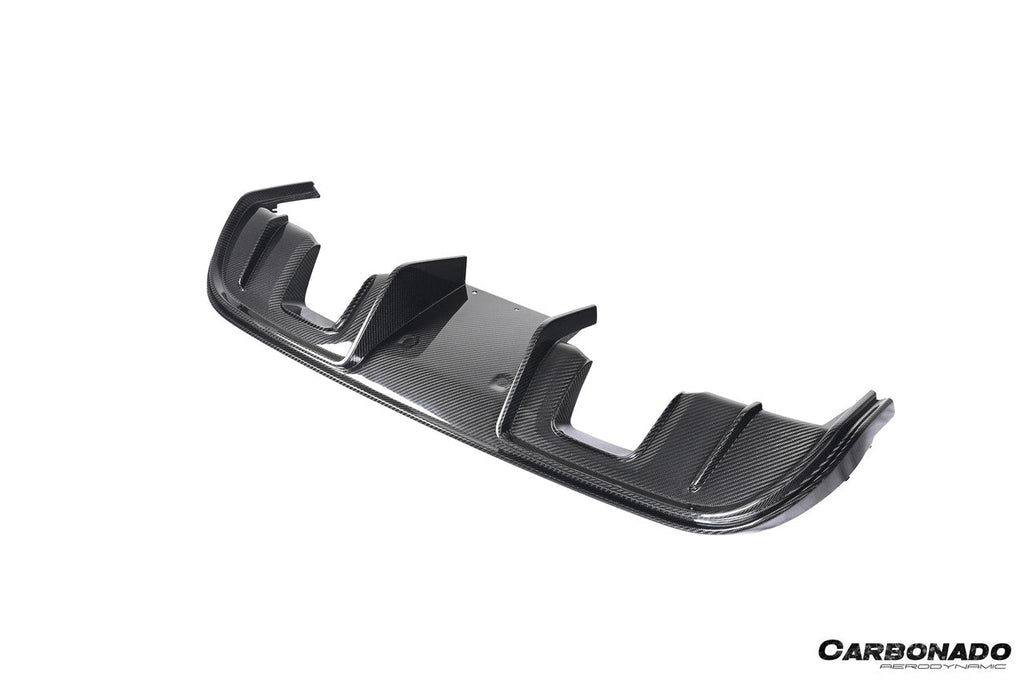 2017-2023 Porsche 718 Cayman    Boxster GT4 Style Dry Carbon Fiber Rear Diffuser Lip