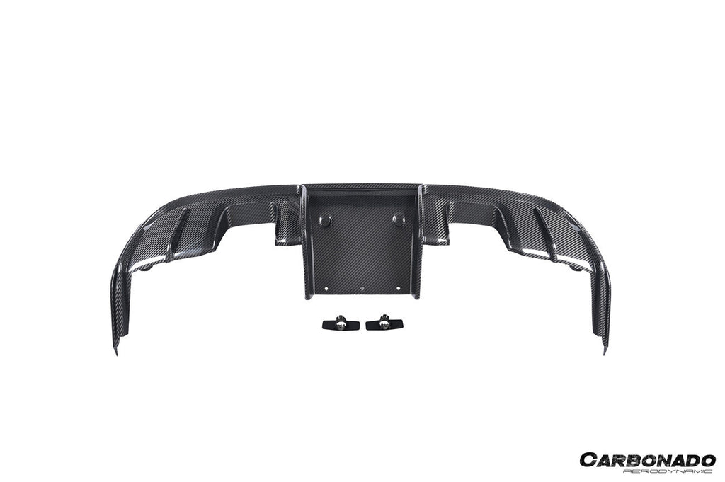 2017-2023 Porsche 718 Cayman    Boxster GT4 Style Dry Carbon Fiber Rear Diffuser Lip