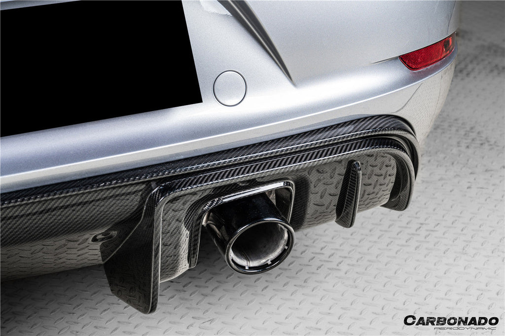 2017-2023 Porsche 718 Cayman    Boxster GT4 Style Dry Carbon Fiber Rear Diffuser Lip