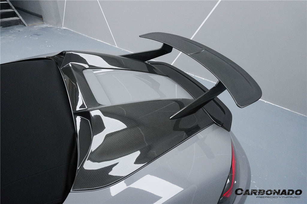 2012-2023 Porsche 718 981 Boxster HU Style Dry Carbon Fiber Hump Spoiler Wing