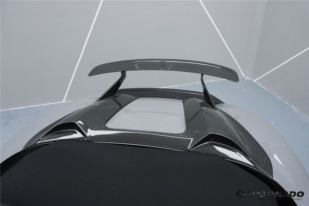 2012-2023 Porsche 718 981 Boxster HU Style Dry Carbon Fiber Hump Spoiler Wing