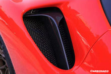 Load image into Gallery viewer, 2020-UP Ferrari SF90 Stradale OE Style Autoclave Carbon Fiber Qaurter Panel Side Scoops