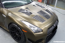 Load image into Gallery viewer, 2009-2016 Nissan GTR R35 CBA &amp; DBA TP-2 Style Carbon Fiber Hood