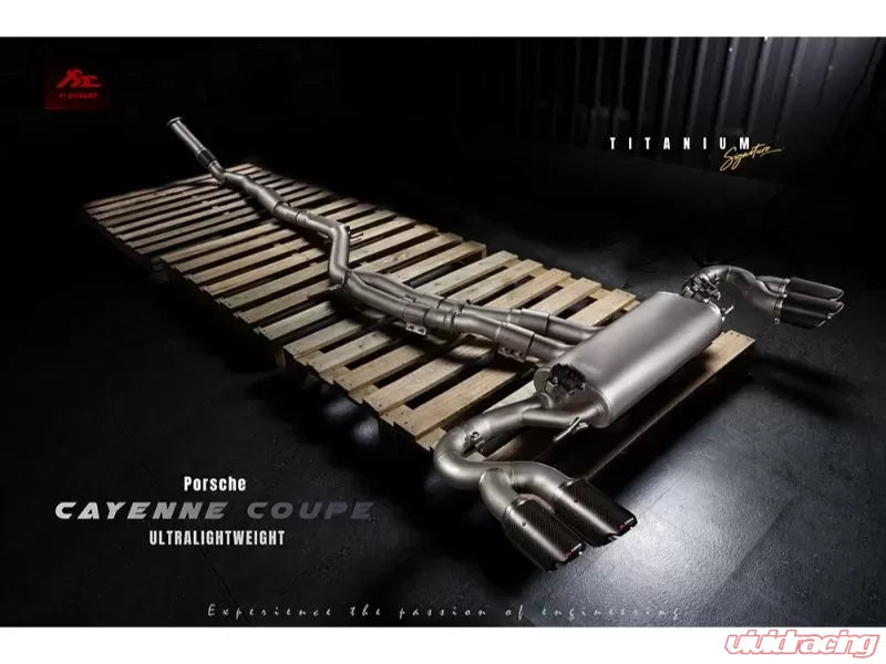 Valvetronic Exhaust System for Porsche 9YA.1 Cayenne 3.0T (OPF) | Titanium Signature Series | 2020-2023