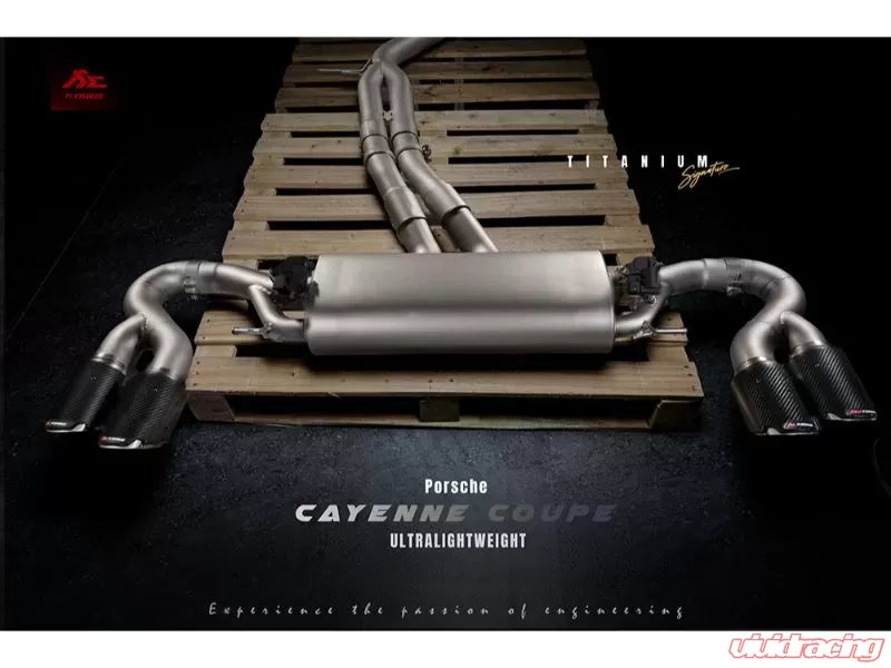 Valvetronic Exhaust System for Porsche 9YA.1 Cayenne S 2.9TT | Titanium Signature Series | 2018-2023
