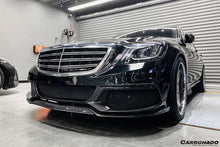 Load image into Gallery viewer, 2017-2020 Mercedes Benz W222 Sedan BRS-2019 Style Front Bumper - Carbonado Aero