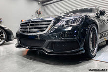 Load image into Gallery viewer, 2017-2020 Mercedes Benz W222 Sedan BRS-2019 Style Front Bumper - Carbonado Aero