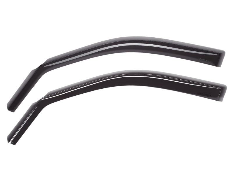 WeatherTech 08-20 Dodge Grand Caravan/08-16 Chrysler Town & Country Rear Deflectors - Matte Black
