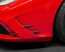 Load image into Gallery viewer, Capristo Exhaust Carbon Fiber Front Fins Ferrari 458 Speciale 2013-2015