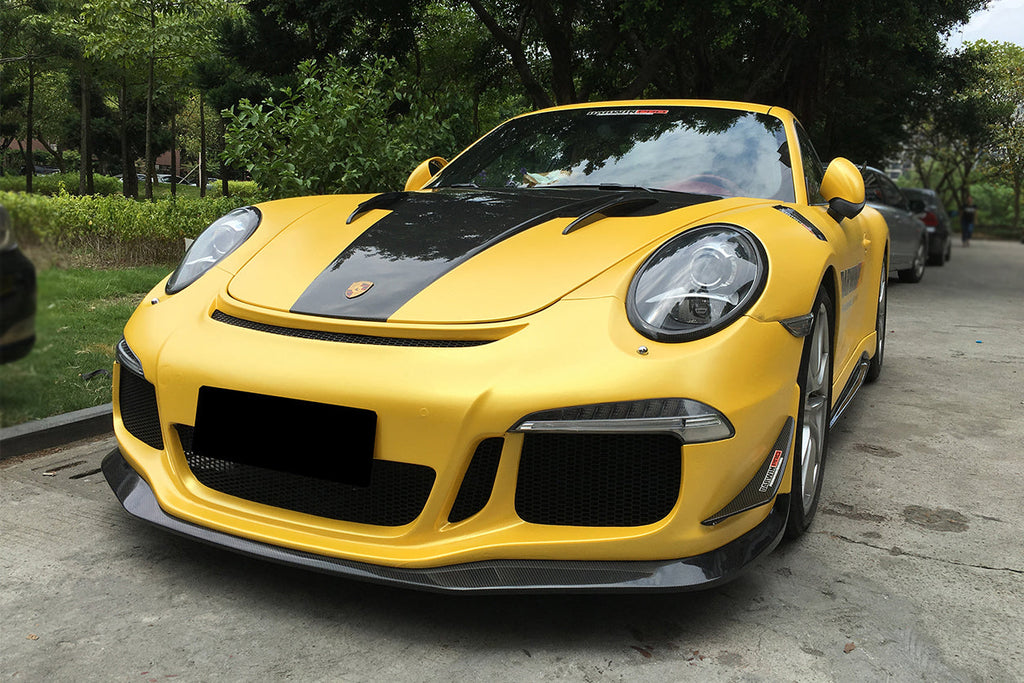 2012-2015 Porsche 911 991.1 Carrera/Targa  S/4/4S GT3 Style Front Bumper Canards - DarwinPRO Aerodynamics