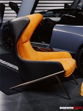 Load image into Gallery viewer, DARWINPRO CARBON FIBER CANYON ORANGE SUEDE LOUNGE CHAIR - DarwinPRO Aerodynamics