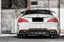 Load image into Gallery viewer, 2013-2016 Mercedes Benz W117 CLA Class WD Style Rear Bumper - Carbonado